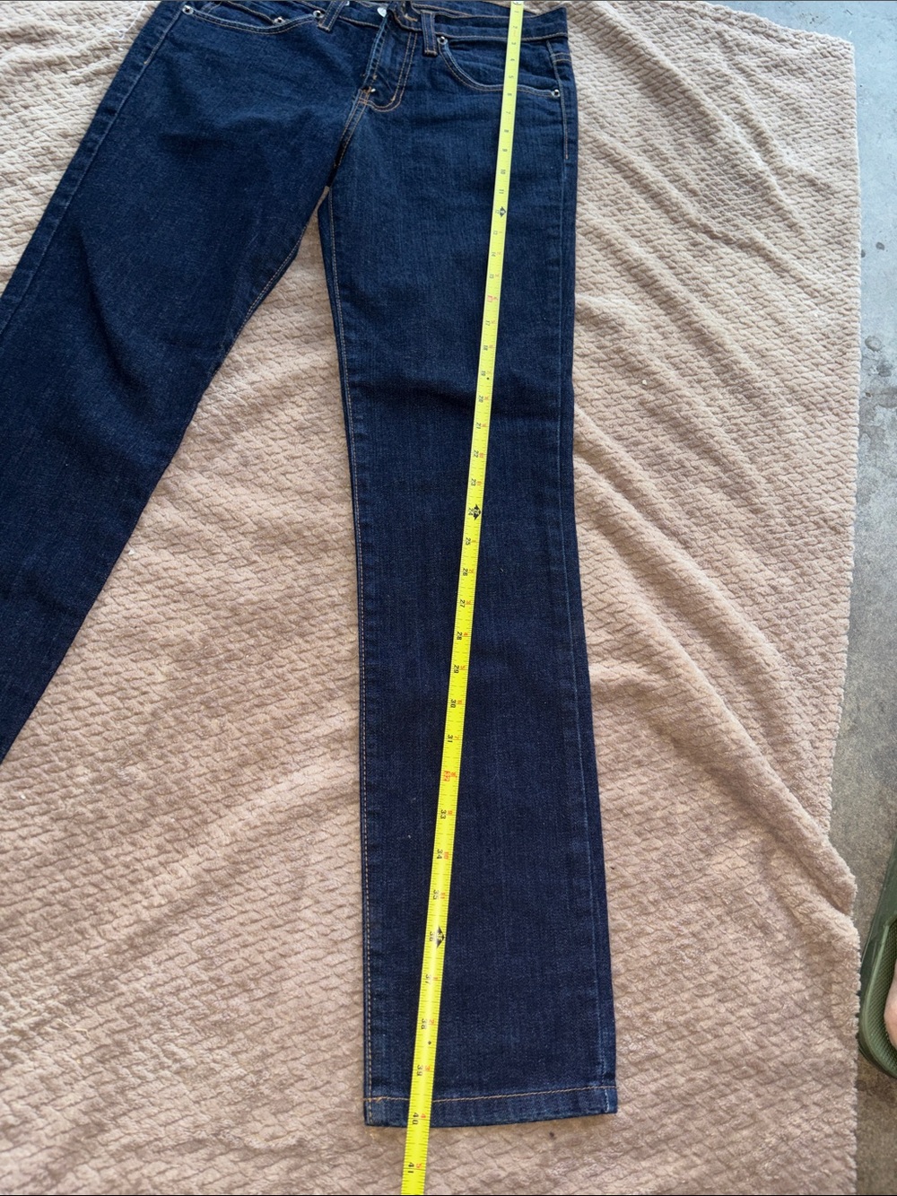 Redline Women's Dark Blue Straight Leg Jeans - Picture 4 of 11
